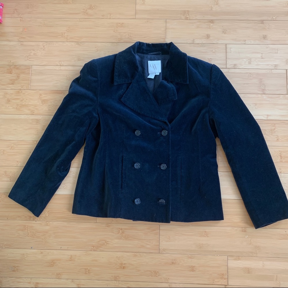 Velvet navy women’s jacket Clifford Wells 10